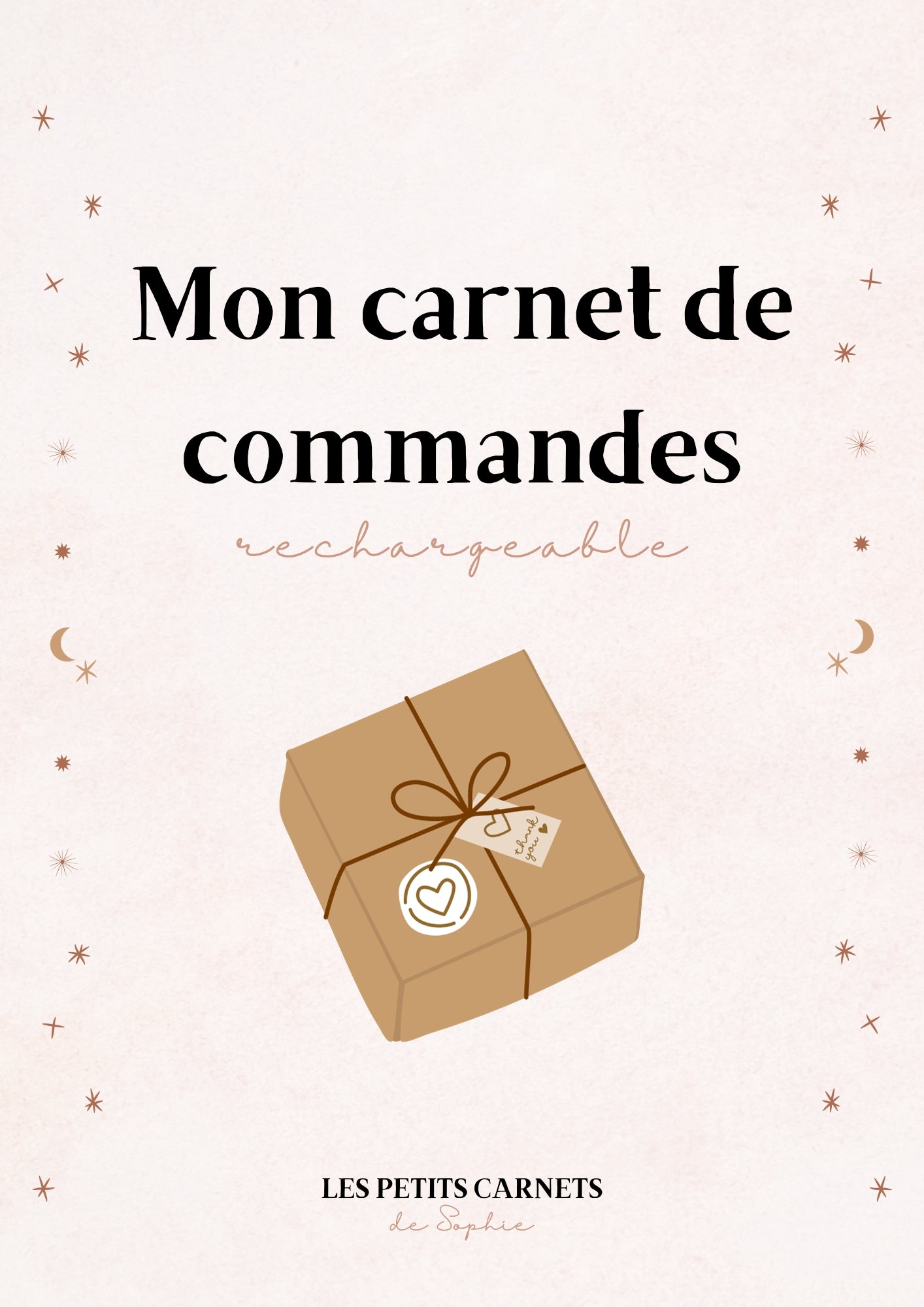 Carnet de commandes rechargeable - Harmonie Céleste