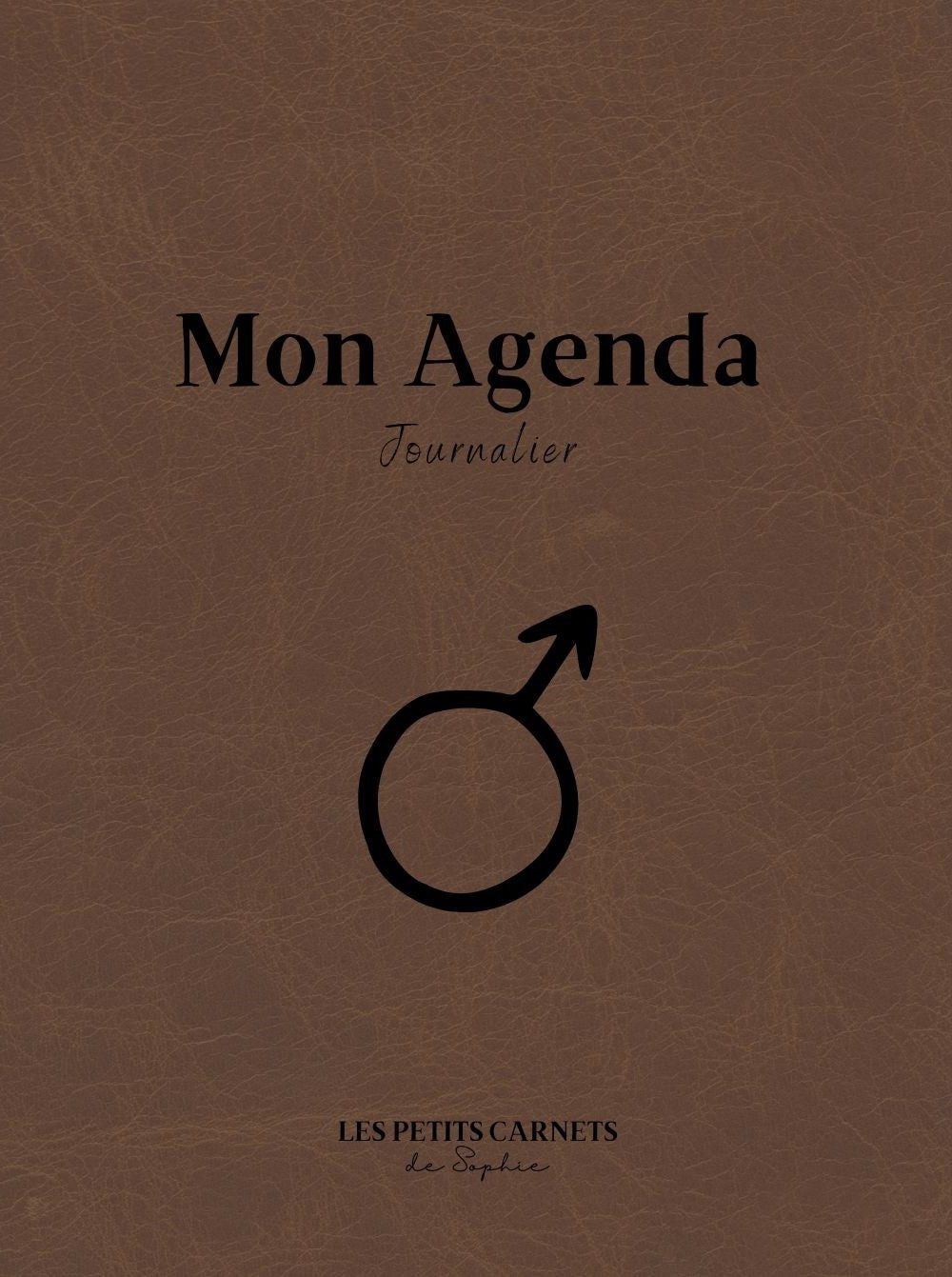 Agenda Journalier - Édition Monsieur - Planifie ta journée avec élégance