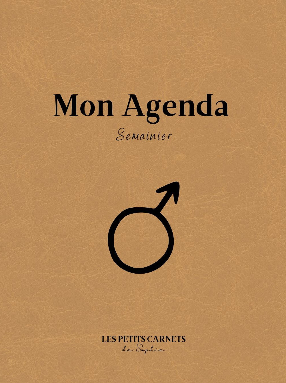 Agenda Semainier - Édition Monsieur - Planifie ta semaine avec élégance