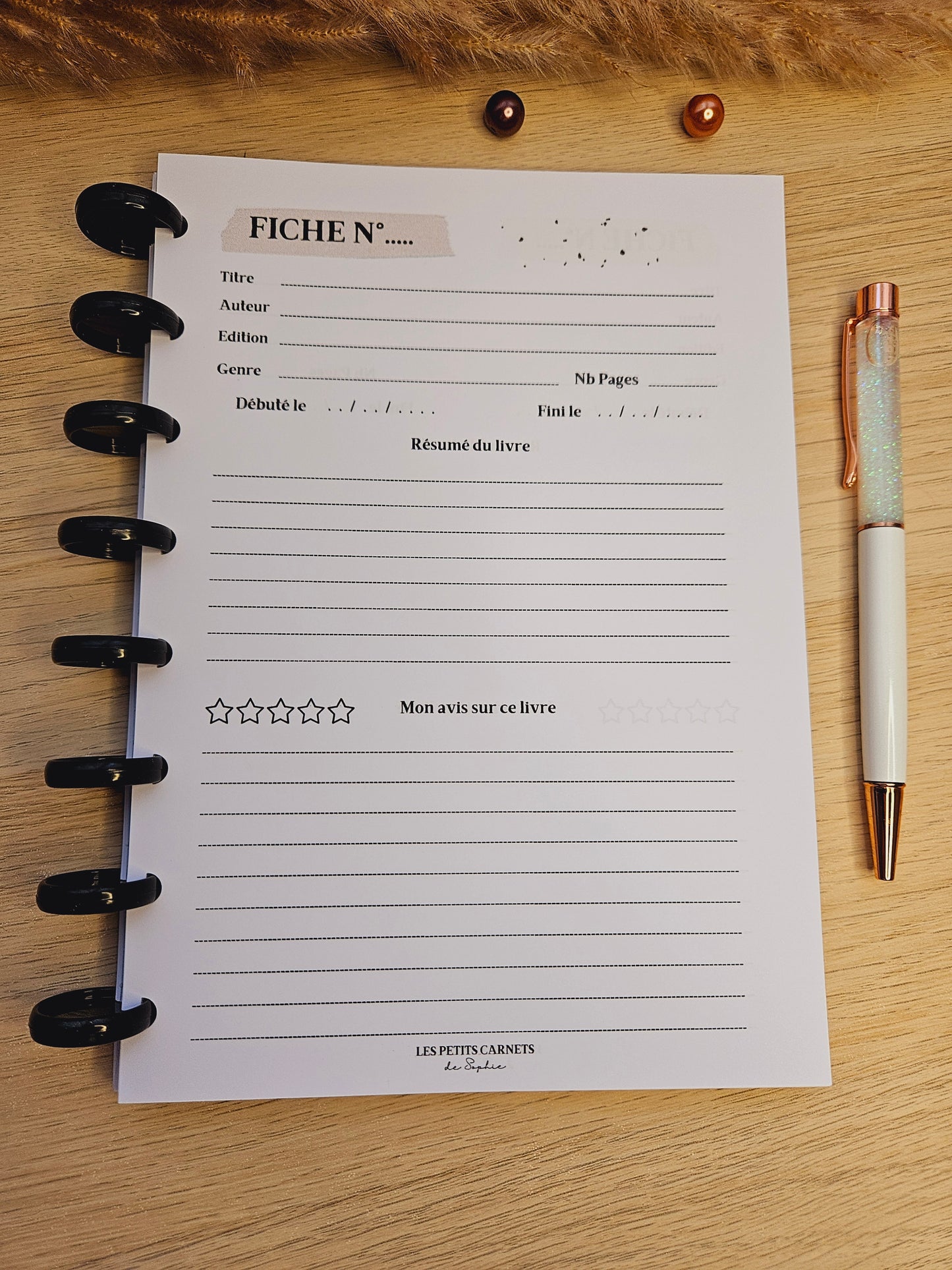 Carnet de Lecture rechargeable : L'indispensable des passionnées de livres