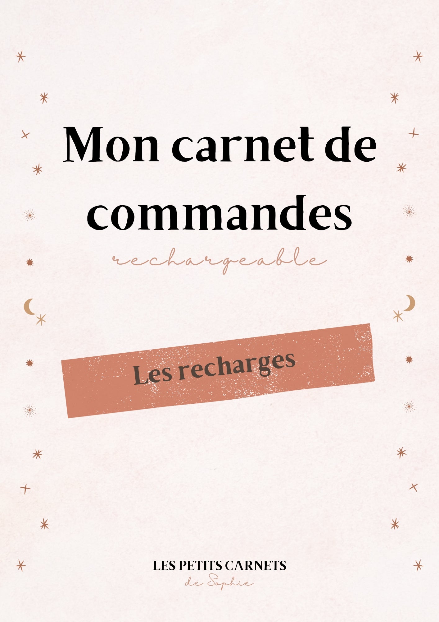 Recharge carnet de commandes - Harmonie Céleste