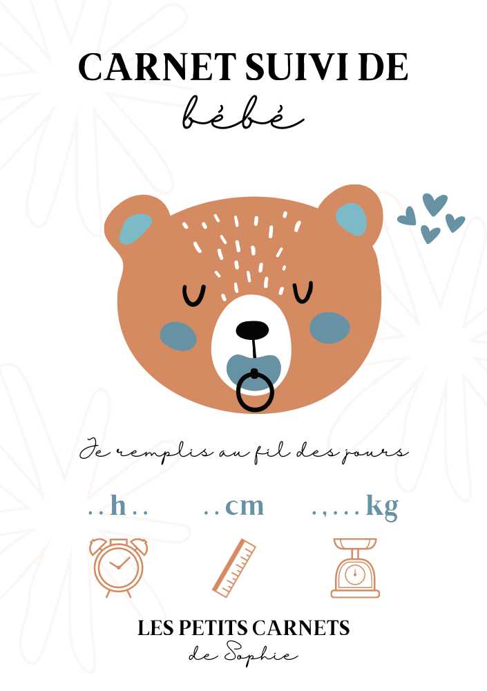 Fiche à imprimer : Carnet de suivi bébé