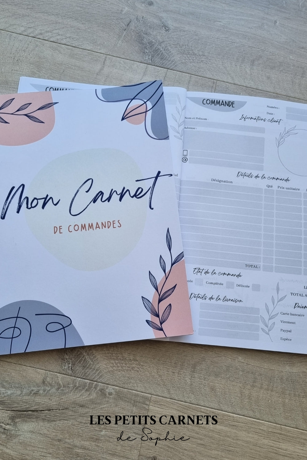 Carnet de Commande : Gère tes commandes client efficacement