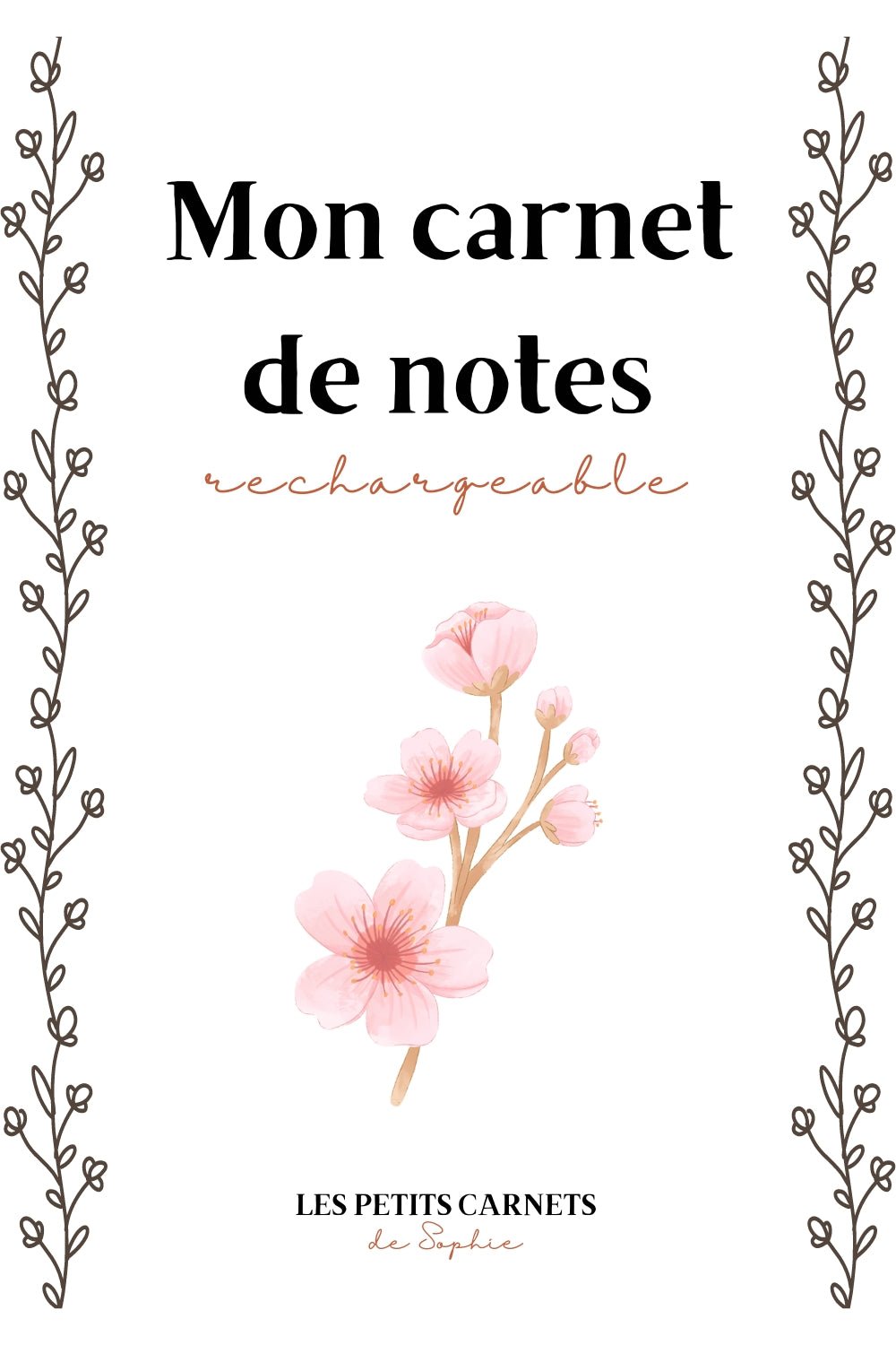 Mon carnet de notes rechargeable - Format A5 – Les petits carnets