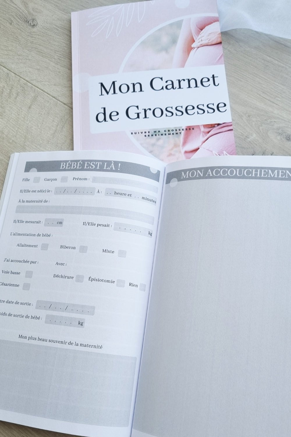 Mon carnet de grossesse : Suivre toutes les étapes sereinement