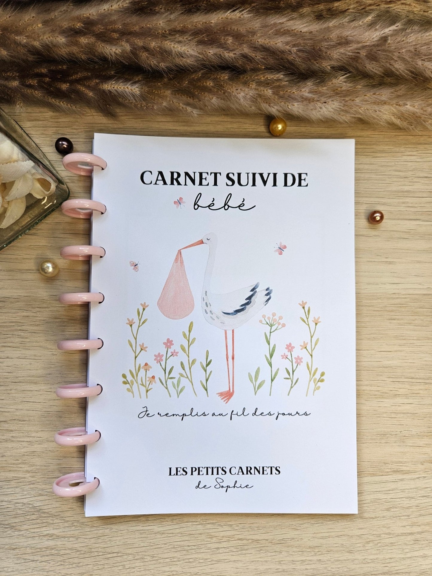 Carnet suivi de bébé - Cigogne