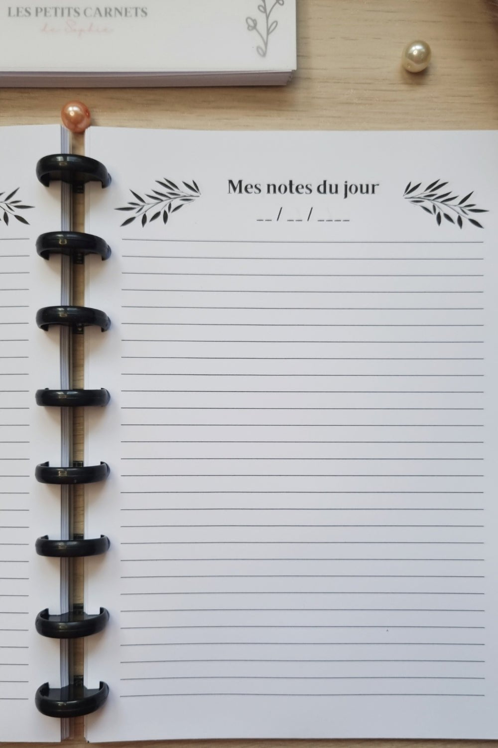 Mon carnet de notes rechargeable - Format A5