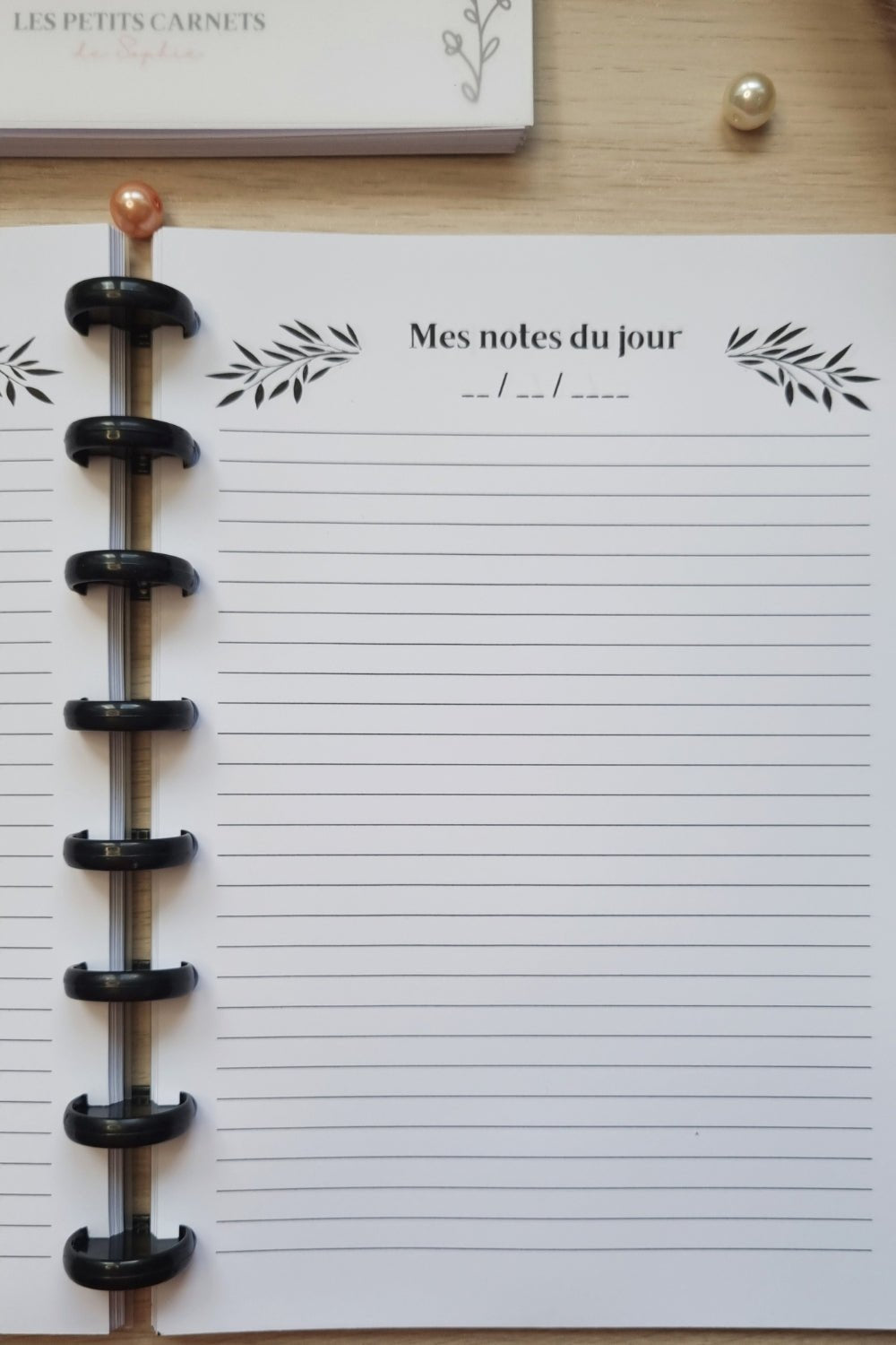 Petit carnet de notes + son stylo